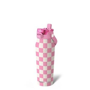 New pink checkered Frost Buddy bottle buddy 24oz